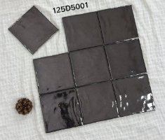 125×125 mm Metallic Square Tiles metallic glaze ceramic tile material sample HY-TF03-001