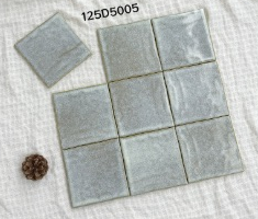 125×125 mm Kiln-Effect Square Tiles variegated glaze ceramic tile material sample HY-TF04-001