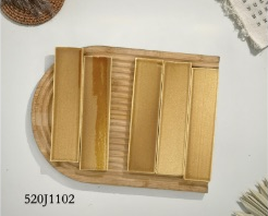 50×200 mm Variegated Gloss Tiles gloss glaze ceramic tile material sample HY-TF05-002