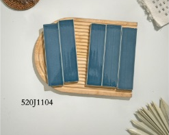 50×200 mm Variegated Gloss Tiles gloss glaze ceramic tile material sample HY-TF05-004