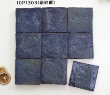 100×100 mm Textured Clay Square Tiles textured glazed surface ceramic tile material sample HY-TF07-003