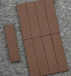 60×240 mm Sandblasted Terracotta Tiles sandblasted surface ceramic tile material sample HY-TF10-004