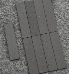60×240 mm Sandblasted Terracotta Tiles sandblasted surface ceramic tile material sample HY-TF10-006