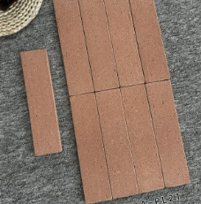 60×240 mm Tumbled Terracotta Tiles tumbled surface ceramic tile material sample HY-TF11-001