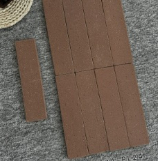60×240 mm Tumbled Terracotta Tiles tumbled surface ceramic tile material sample HY-TF11-004