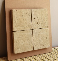 100×100 mm Natural Terracotta Tiles natural surface ceramic tile material sample HY-TF12-001
