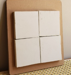 100×100 mm Natural Terracotta Tiles natural surface ceramic tile material sample HY-TF12-007