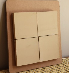100×100 mm Natural Terracotta Tiles natural surface ceramic tile material sample HY-TF12-008