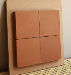 100×100 mm Natural Terracotta Tiles natural surface ceramic tile material sample HY-TF12-010