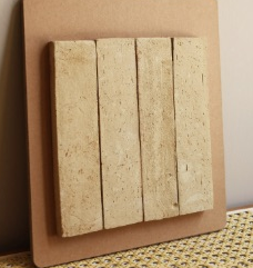 50×200 mm Natural Terracotta Tiles natural surface ceramic tile material sample HY-TF13-001