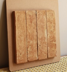 50×200 mm Natural Terracotta Tiles natural surface ceramic tile material sample HY-TF13-002