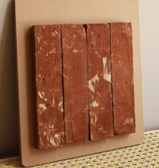 50×200 mm Natural Terracotta Tiles natural surface ceramic tile material sample HY-TF13-003