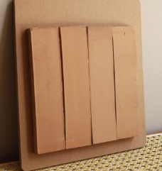 50×200 mm Natural Terracotta Tiles natural surface ceramic tile material sample HY-TF13-009