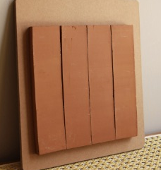 50×200 mm Natural Terracotta Tiles natural surface ceramic tile material sample HY-TF13-010