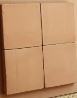 100×100 mm Tumbled Terracotta Tiles tumbled surface ceramic tile material sample HY-TF14-008