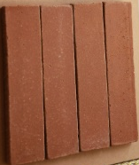 50×200 mm Tumbled Terracotta Tiles tumbled surface ceramic tile material sample HY-TF15-006