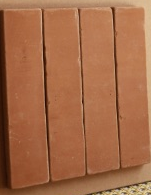 50×200 mm Tumbled Terracotta Tiles tumbled surface ceramic tile material sample HY-TF15-009
