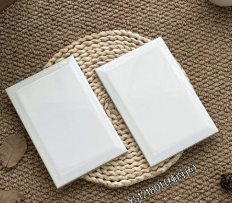 120×180 mm Bevelled Wall Tiles raised bevel ceramic tile material sample HY-TF16-001