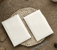 120×180 mm Bevelled Wall Tiles raised bevel ceramic tile material sample HY-TF16-002