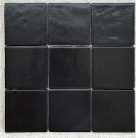 100×100 mm Matte Handmade Square Tiles matte ceramic tile material sample HY-TF17-006