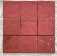 100×100 mm Gloss Handmade Square Tiles gloss ceramic tile material sample HY-TF18-006