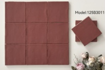 125×125 mm Solid Colour Square Tiles solid colour glaze ceramic tile material sample HY-TF20-005