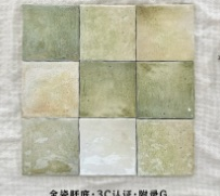 125×125 mm Variegated Gloss Square Tiles variegated gloss ceramic tile material sample HY-TF21-001