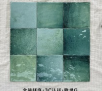 125×125 mm Variegated Gloss Square Tiles variegated gloss ceramic tile material sample HY-TF21-003