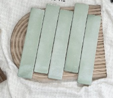 48×235 mm Gloss Handmade Subway Tiles gloss ceramic tile material sample HY-TF22-002