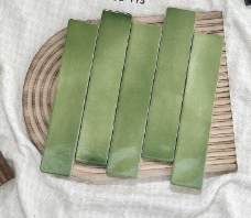48×235 mm Gloss Handmade Subway Tiles gloss ceramic tile material sample HY-TF22-003