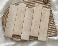 50×200 mm Matte Handmade Strip Tiles matte ceramic tile material sample HY-TF25-001
