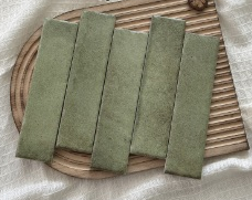 50×200 mm Matte Handmade Strip Tiles matte ceramic tile material sample HY-TF25-004