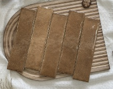 50×200 mm Gloss Handmade Strip Tiles gloss ceramic tile material sample HY-TF26-005