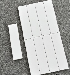 75×300 mm Satin Handmade Subway Tiles satin ceramic tile material sample HY-TF27-002