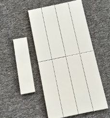 75×300 mm Satin Handmade Subway Tiles satin ceramic tile material sample HY-TF27-003