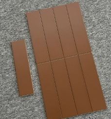 75×300 mm Satin Handmade Subway Tiles satin ceramic tile material sample HY-TF27-006