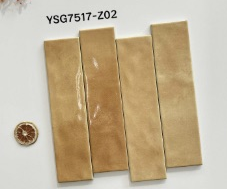 75×300 mm Colourful Gloss Subway Tiles gloss glaze ceramic tile material sample HY-TF28-002