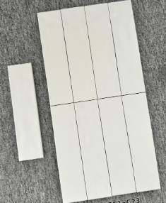 75×300 mm Classic Gloss Subway Tiles gloss glaze ceramic tile material sample HY-TF30-004
