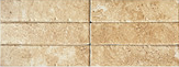 60×250 mm Travertine-Look Strip Tiles matte stone-look ceramic tile material sample HY-TF35-001