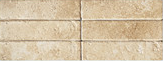 60×250 mm Travertine-Look Strip Tiles matte stone-look ceramic tile material sample HY-TF35-003