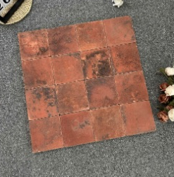 Red Terracotta Tiles & Brick Slips natural red-clay surfaces ceramic tile material sample HY-TF39-003
