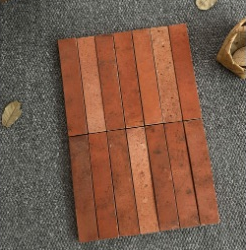 Red Terracotta Tiles & Brick Slips natural red-clay surfaces ceramic tile material sample HY-TF39-005