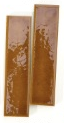 50×200 mm Crackle Glaze Profile Tiles flat, concave and convex profiles Flat ceramic tile material sample HY-TF40-014