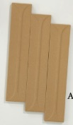 60×300 mm Textured Strip Tiles textured matte surface ceramic tile material sample HY-TF42-002