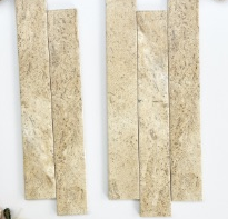60×400 mm Variegated Mineral Strip Tiles matte multi-pattern surface ceramic tile material sample HY-TF45-003