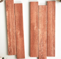 60×400 mm Variegated Mineral Strip Tiles matte multi-pattern surface ceramic tile material sample HY-TF45-005