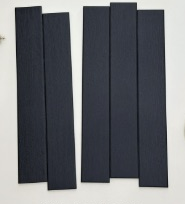 75×479 mm Wood-Look Strip Tiles matte embossed wood-look ceramic tile material sample HY-TF47-005