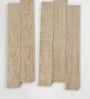 75×479 mm Wood-Look Strip Tiles matte embossed wood-look ceramic tile material sample HY-TF47-009