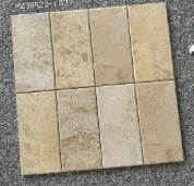 98.5×200 mm Mineral Strip Tiles mineral-look surface ceramic tile material sample HY-TF49-004