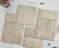 AB Modular Mesh-Mounted Tiles mineral-look modular layout ceramic tile material sample HY-TF51-003